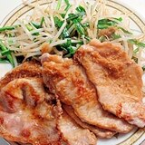 少し厚めの豚肉で★ポークジンジャー